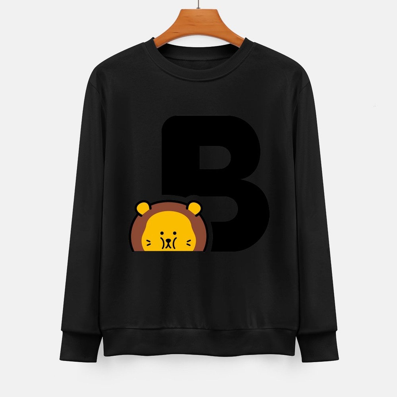 Front Patterned Long Sleeve TopModernFit ActiveStyle